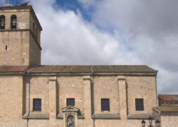 La iglesia de Santiago de Turégano, escenario del concierto.