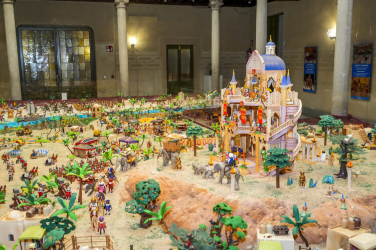 Los Belenes de la ciudad, atractivo para segovianos y visitantes en Navidad 1 Belén de playmobil de la Diputación de Segovia.