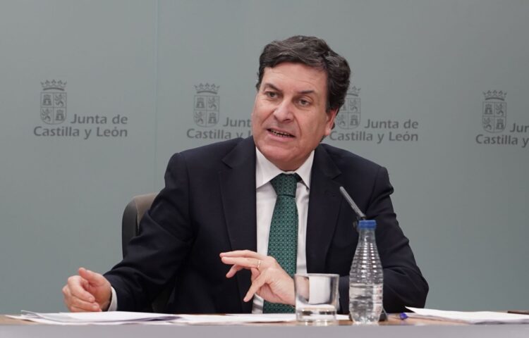 Carlos Fernández Carriedo, tras un Consejo de Gobierno./ ICAL