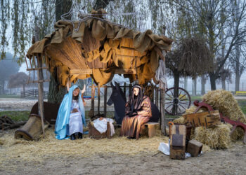 Representación en años anteriores del belén viviente / E.A.