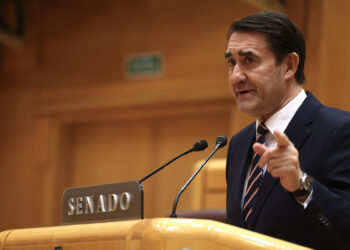 Juan Carlos Suárez-Quiñones comparece en el Senado. / Juan Lázaro