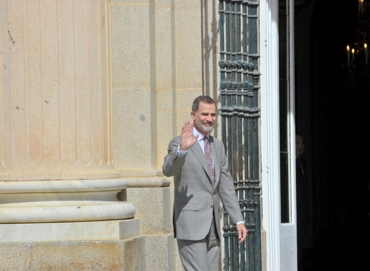 El rey Felipe VI visitará La Granja el viernes 1 El rey Felipe VI durante una visita a La Granja/KAMARERO