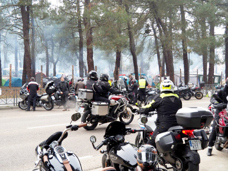 Una historia de superación y pasión motera tras la DANA 1 Imagen de archivo de la concentración motera ‘La Leyenda Continúa’