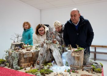 El belén de Bercial ganó la categoría artesanal.