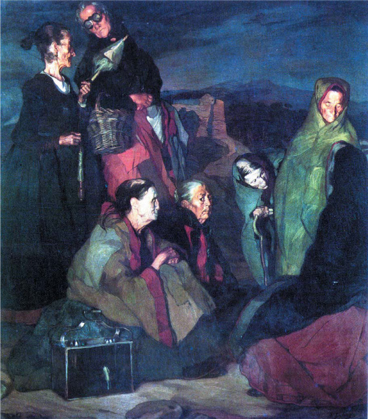 Las brujas de San Millán, de Ignacio Zuloaga, realizado en 1907.