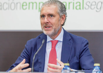 El presidente de la Federación Empresarial Segoviana (FES), Andrés Ortega. / NACHO VALVERDE - ICAL