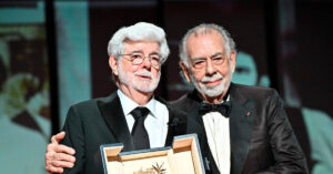 George Lucas junto a Francis Ford Coppola