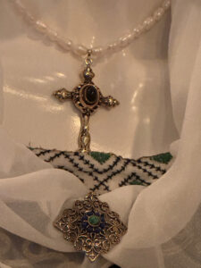 Algunas de las piezas de joyería que se han expuesto en los modelos.