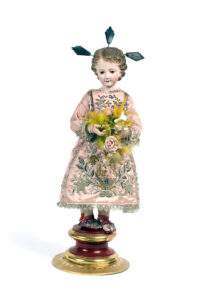 Niño esposo o esposito. Madera tallada y policromada: 25x18x12 cms. Franciscanas Clarisas de Santa Isabel.