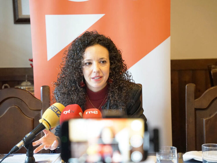 Otero (CS): "La ciudad sigue la misma senda continuista de los gobiernos socialistas con Mazarías" 1 La portavoz de Ciudadanos en el Ayuntamiento de Segovia. Noemí Otero. / CS