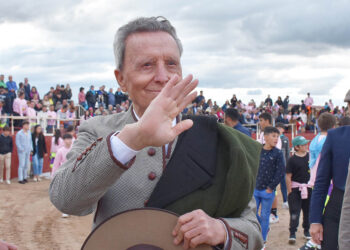 El diestro José Ortega Cano, a sus 70 años, en el festival en el que regresaron los festejos taurinos a La Lastrilla. / A.M.