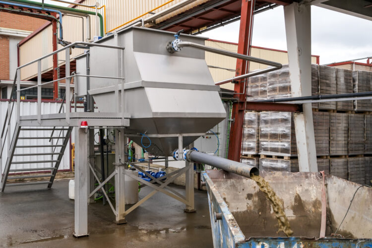 La depuradora lamelar que ha adquirido Verescence y que se encuentra en periodo de pruebas en la fábrica de La Granja.