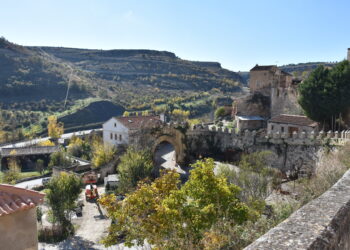 Vista de una de las zonas de rodaje acordonada / A.M.