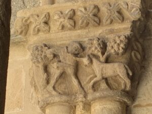 Las escenas taurinas en el Claustro de Santa María la Real (y VI) 10 Escena final de la secuencia taurina.
