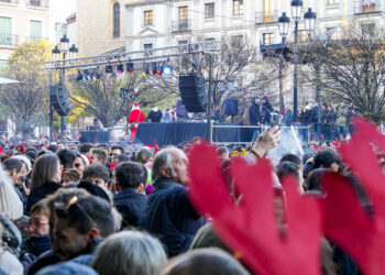 'Tardebuena' en la plaza Mayor de Segovia. / EL ADELANTADO