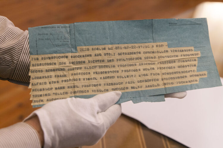 Según Ana Chaguaceda, el cable demuestra la relación de Unamuno con la ciencia. / Susana Martín