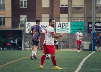 Partido entre el Coca y el Palencia de la presente temporada./A.FILMS