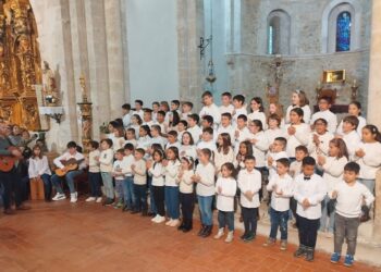 Actuación del grupo CRA ‘Las Cañadas’ de Fuentepelayo / JUAN CRUZ SERRANO