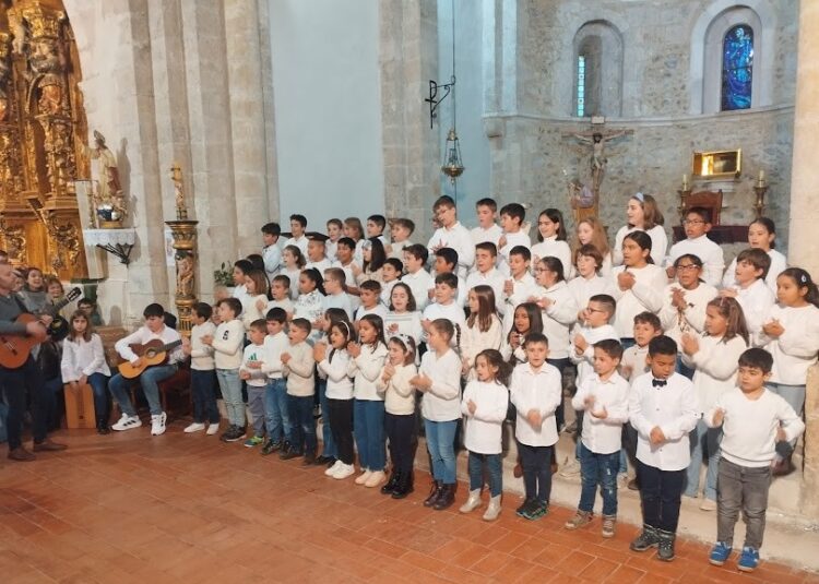 Actuación del grupo CRA ‘Las Cañadas’ de Fuentepelayo / JUAN CRUZ SERRANO