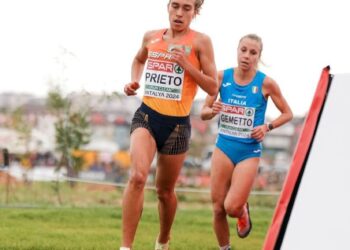 Idaira Prieto durante la prueba celebrada en Antalya (Turquía). /RFEA