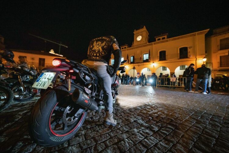 Momento de la concentración motorista 'La Leyenda 2023'