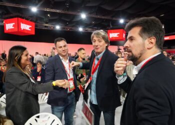Luis Tudanca en la inauguración del 41 Congreso Federal del PSOE.