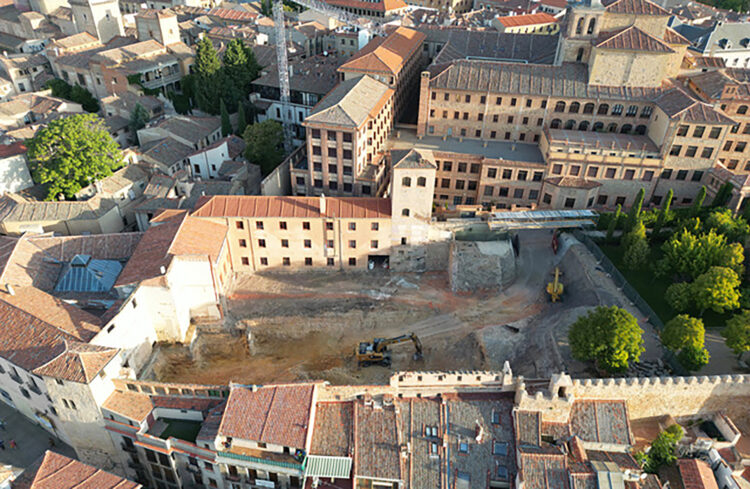 Vista aérea de la zona a rehabilitar / MITMA-EMR