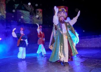 El rey Gaspar inicia el recorrido desde el Alcázar durante la Cabalgata del año pasado.