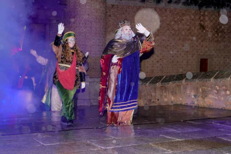 Lluvia durante la cabalgata de Reyes del año pasado.