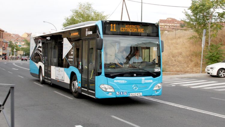 Avanza lleva desde 2019 siendo la empresa concesionaria del transporte colectivo urbano de Segovia (FOTO: NEREA LLORENTE)