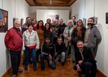 Foto de grupo del día de la inauguración (FOTO: DANIEL COBOS)