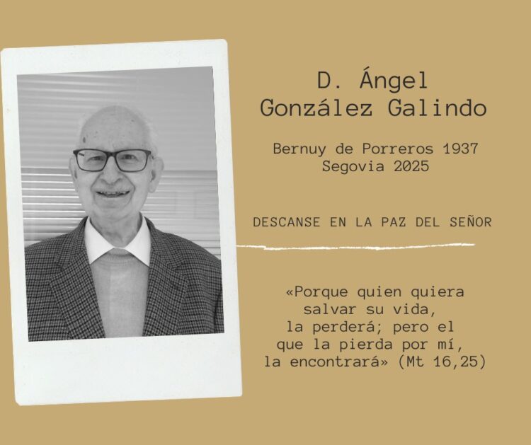 Fallece el sacerdote diocesano Ángel González Galindo