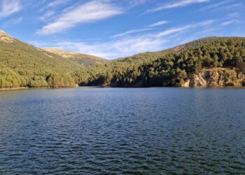 El embalse de El Tejo, que será vaciado próximamente./ CHD