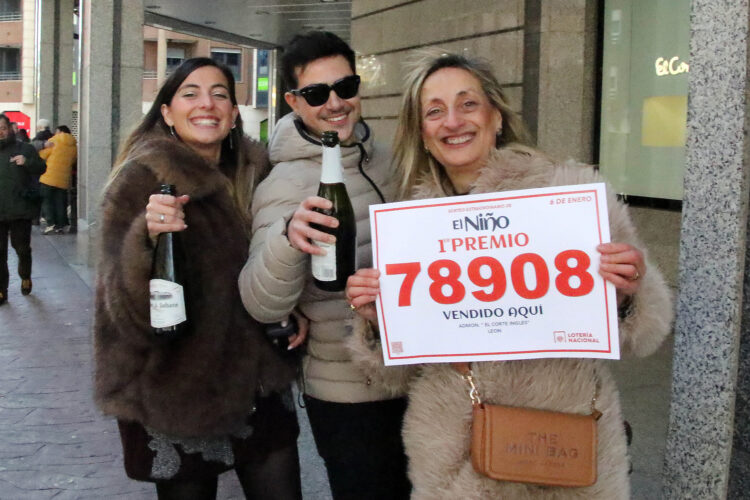 La capital leonesa se lleva íntegro el primer premio con el 78.908.