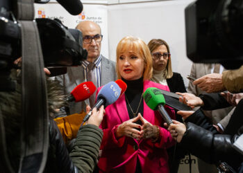 Leticia García presenta el programa de cursos para desempleados y ocupados. / JL Leal