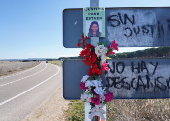 Lugar en el que apareció el cuerpo de Esther López, en febrero de 2022. / Miriam chacón