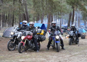 Concentración de motos la Leyenda 2025 / E.A.
