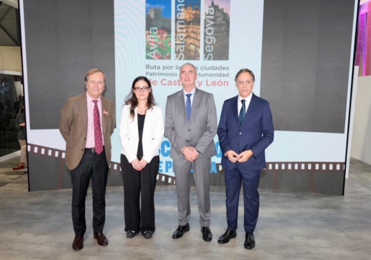 Representantes de las tres ciudades Patrimonio de la Humanidad de Castilla y León.