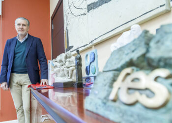 El presidente de la Federación Empresarial Segoviana (FES), Andrés Ortega. / NACHO VALVERDE - ICAL