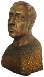Emiliano Barral, el realismo castellano 6 Busto de Antonio Machado.