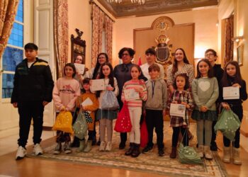 Premiados en el concurso ‘Segovia ciudad europea’.