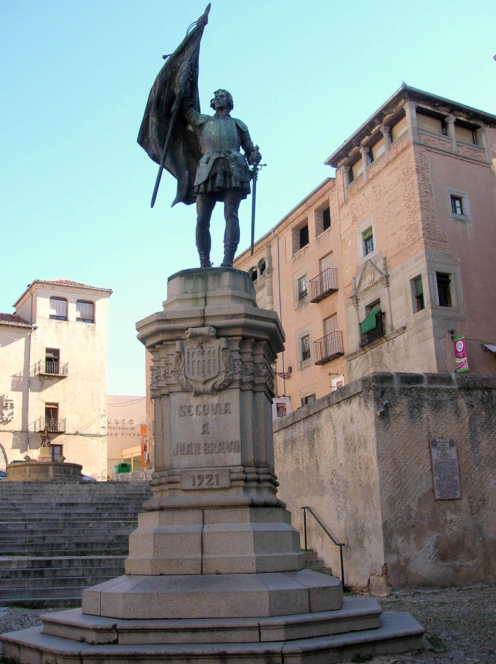 Cuando a Juan Bravo se le quiso trasladar al Paseo del Salón 2 Monumento de Juan Bravo.