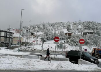 Estación de esquí del Puerto de Navacerrada.