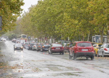 Temporal de lluvias y viento en Segovia. / MIGUEL ÁNGEL FERNÁNDEZ