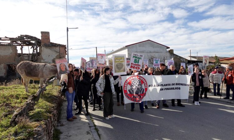 Manifestación contra la planta de biometano 1 Foto: ICAL.