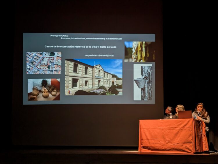 El Auditorio de Coca acoge la presentación del proyecto ‘Cauca’ 1 Instantes de la presentación del proyecto ‘Cauca’ / E.A.