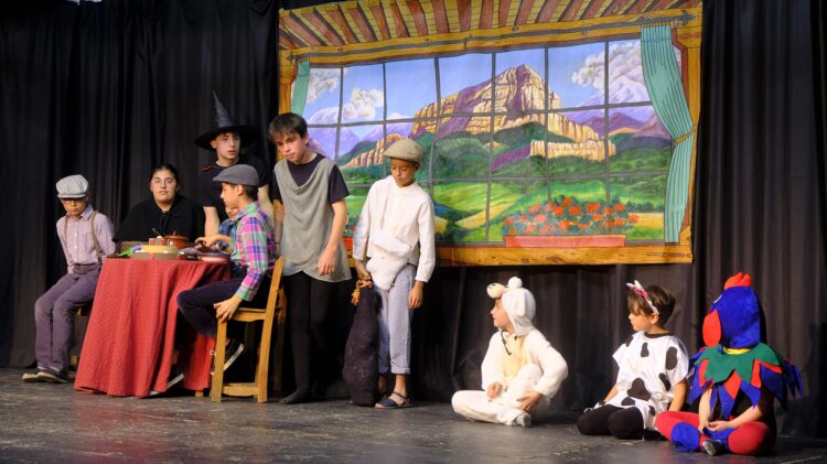 Grupo teatral de la Fundación Caja Cega / JUAN CRUZ SERRANO