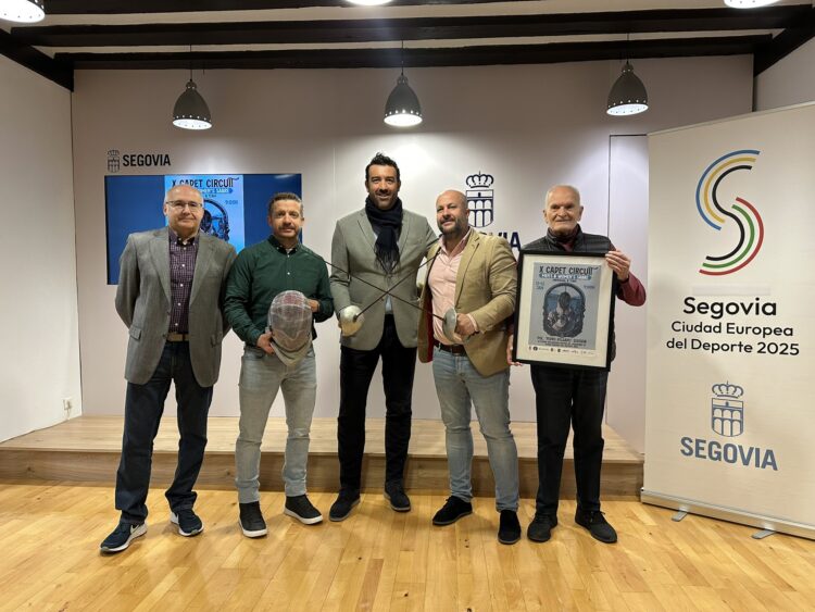 El Circuito Europeo Cadete de Sable, a escena 1 Acto de presentación celebrado en la Casa de la Lectura-Biblioteca Municipal del Circuito Europeo Cadete Sable./AYTO. SEGOVIA