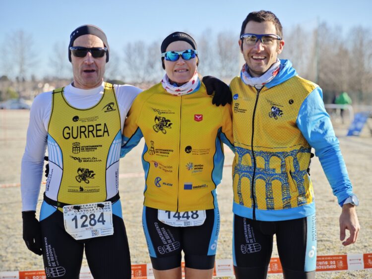 El Triatlón IMD Segovia arranca el curso con varios podios 1 Delegación del Triatlón IMD Segovia durante la cita en Burgos./IMD SEGOVIA