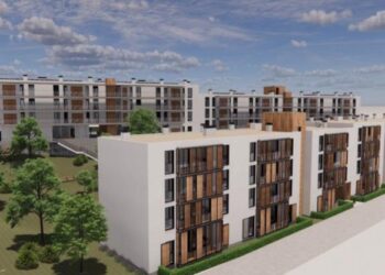 Viviendas proyectadas en el barrio de Ciudad y Tierra, entre la carretera de Valdevilla y la calle Dehesa./ E.A.